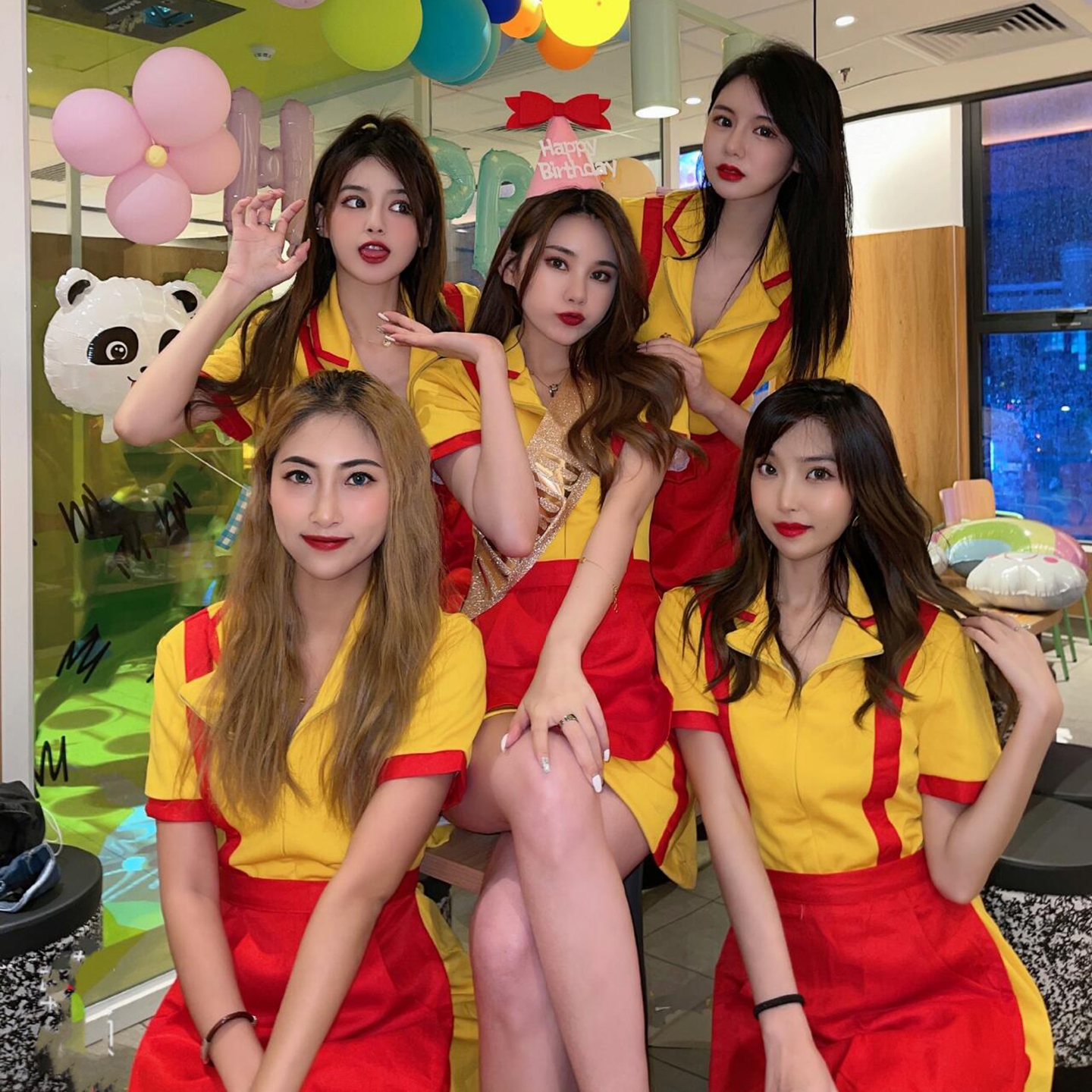 破产姐妹cos服万圣节服装成人大码女装扮服饰制服工作服同款衣服