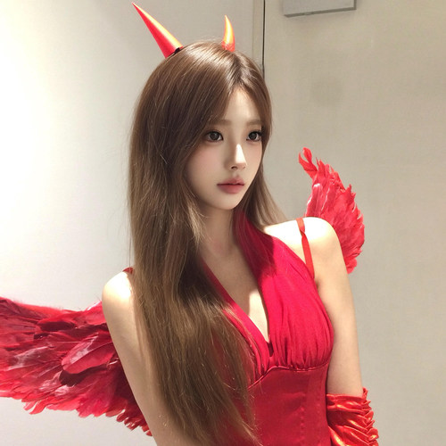 红色恶魔天使翅膀背饰万圣节丘比特之箭道具爱神cos装扮套装成人