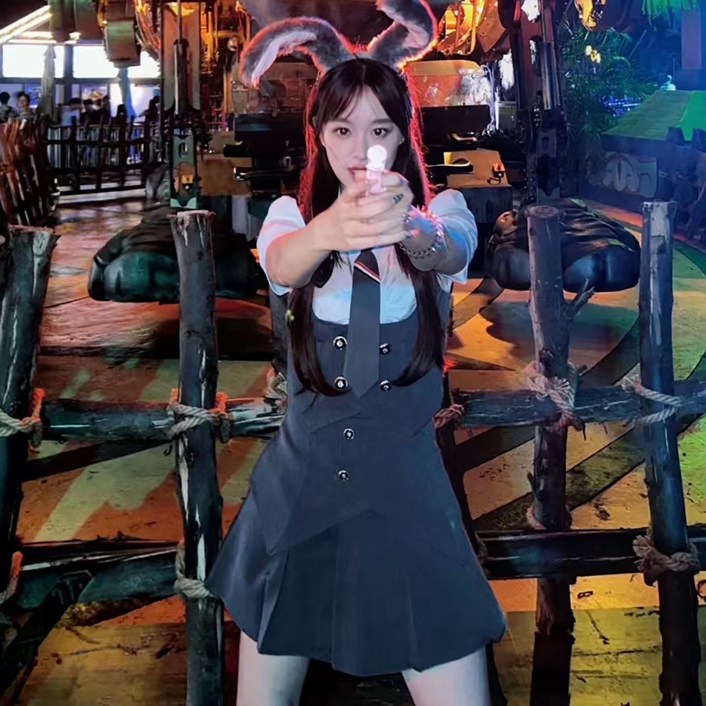 兔子警官衣服成人万圣节cosplay服装角色扮演女装疯狂动物城朱迪
