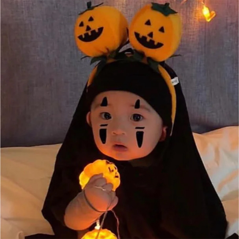 儿童服装无脸男千与千寻连衣裙