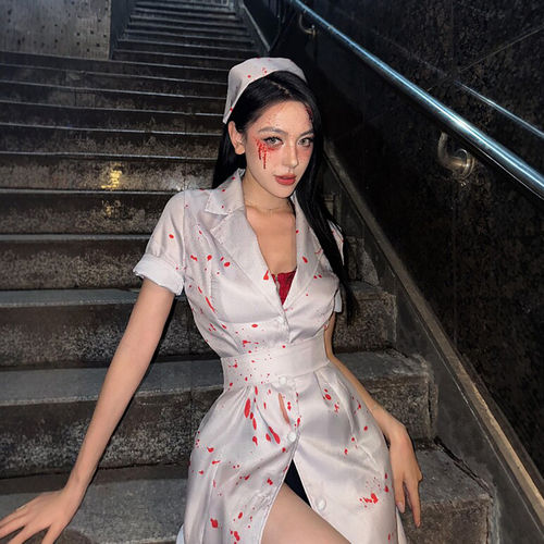 寂静岭护士cos服万圣节服装女装服饰装扮衣服角色扮演穿搭搞怪