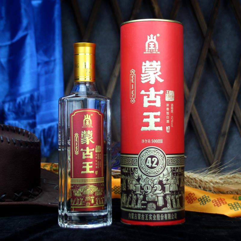 蒙古王42度单瓶浓香型白酒