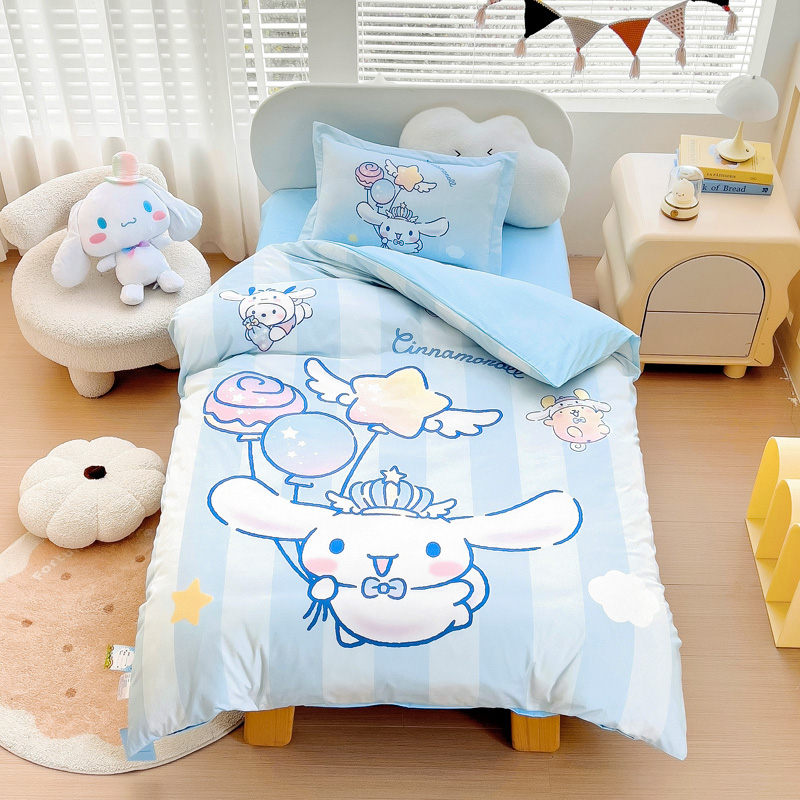 玉桂狗幼儿园被子三件套全棉纯棉儿童宝宝入园被褥含芯六件套床品