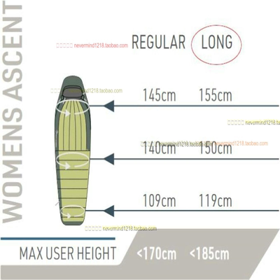 正品北欧户外睡袋露营徒步登山SeaToSummit澳洲女s Ascent 羽绒