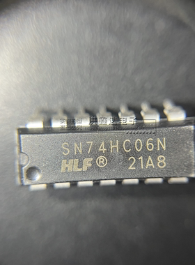 全新原装 SN74HC06N 74HC06 DIP-16 直插 单输入反转门芯片
