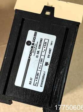 德国FOCKE&CO继电器 ES 07 Nr.750.17.