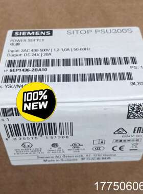 PSU300S电源6EP1436-2BA10 DC24