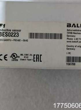 议价正品巴鲁夫传感器BES0223 BES Q40K