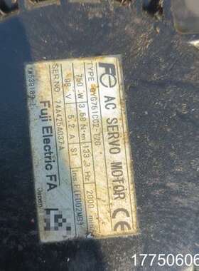 富士伺服驱动器和伺服电机，型号RYC751C3-VVT2和R