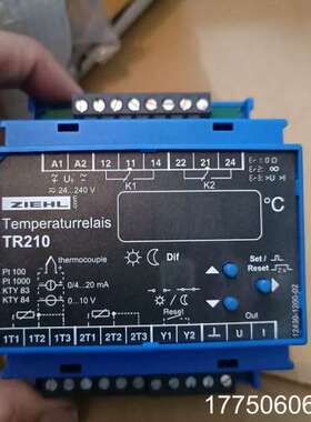 德国ZIEHL温控继电器TR210，T224071，
