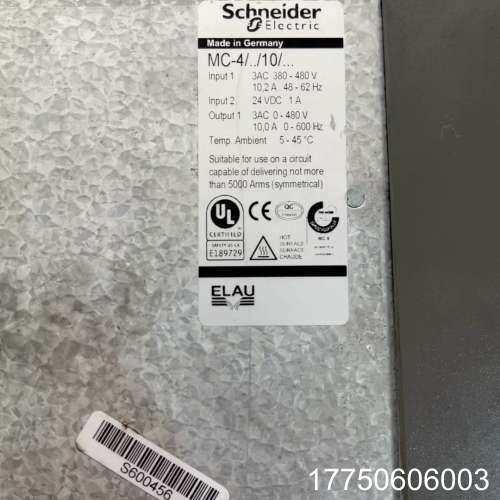 ELAU伺服驱动器型号MC-4/11/10/400，成色