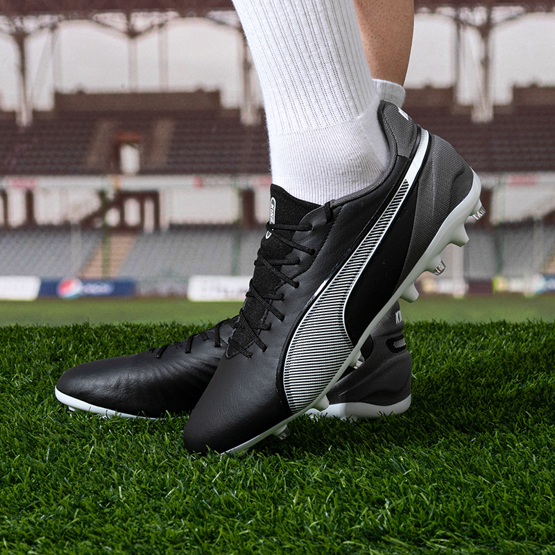 Puma/彪马足球鞋男鞋一体式鞋舌KING MATCH MG钉鞋107878-01