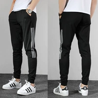 Quần thể thao nam Adidas 2019 hè mới quần thể thao giản dị nhanh khô quần thể dục chạy bộ quần bó sát chân - Quần thể thao quần đùi nam thể thao