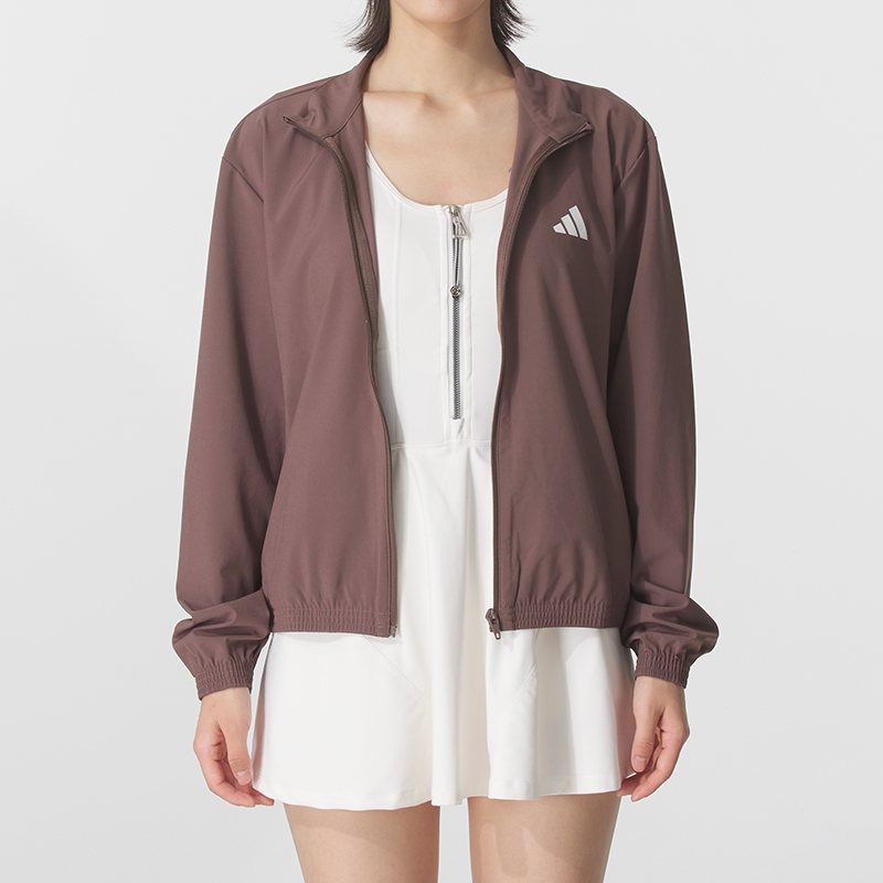 Adidas/阿迪达斯梭织夹克女2025秋季新款运动服休闲外套JY2143