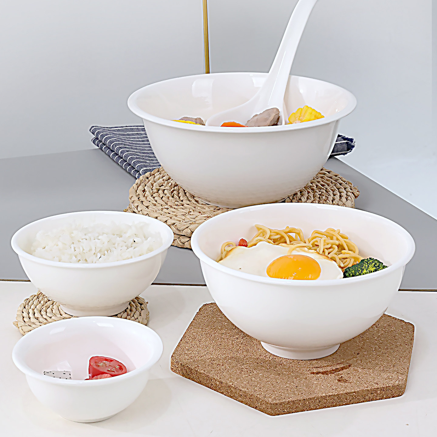 面碗家用2025新款高颜值吃面大碗高温瓷碗釉下彩陶瓷饭碗骨瓷汤碗,餐饮具,碗,淘宝优惠券,粉丝福利购,淘宝优惠卷