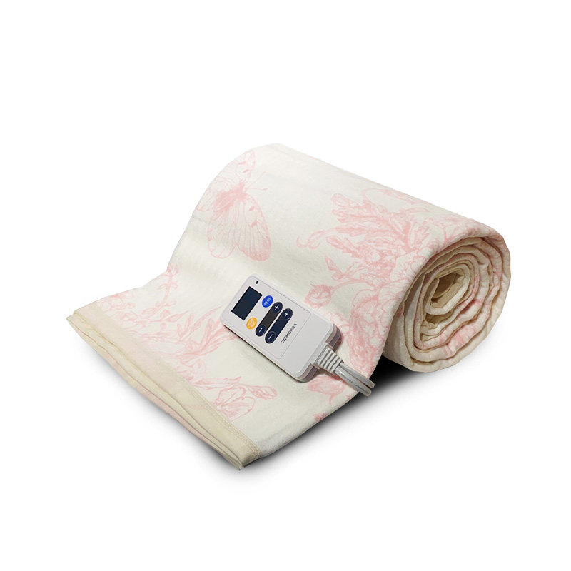 日本morita/森田全棉保湿电热毯单双人加宽调温定时水洗全电褥子