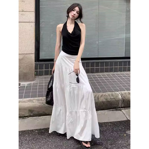 法式高级感显瘦高腰半身裙女春秋