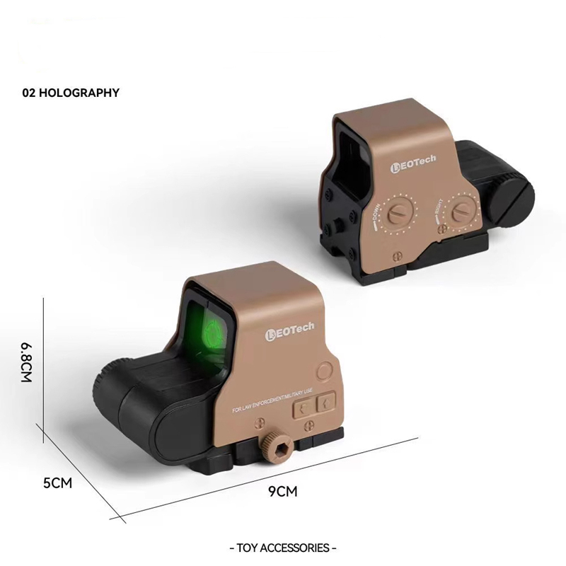 弹弓玩具配件558组合红点全息g33放大倍镜望远镜摆件模菠萝电池盒