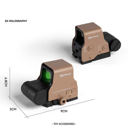 弹弓玩具配件558组合红点全息g33放大倍镜望远镜摆件模菠萝电池盒