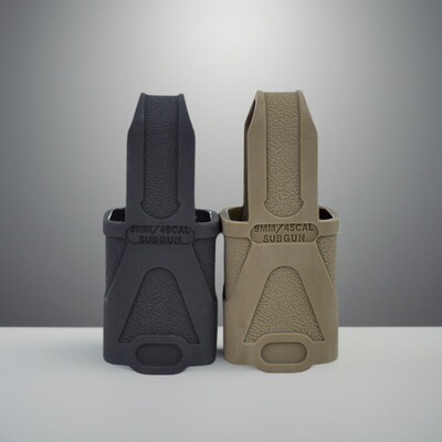 MP5快拔胶套弹夹套 锦明MP5战术快拔三角凸套司骏LDT MP5弹匣套