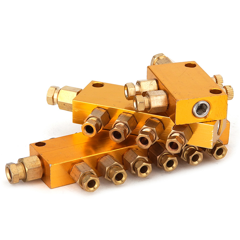 B型可调分油器油管分配器TK型抵抗式分油排分油阀油路润滑分油块