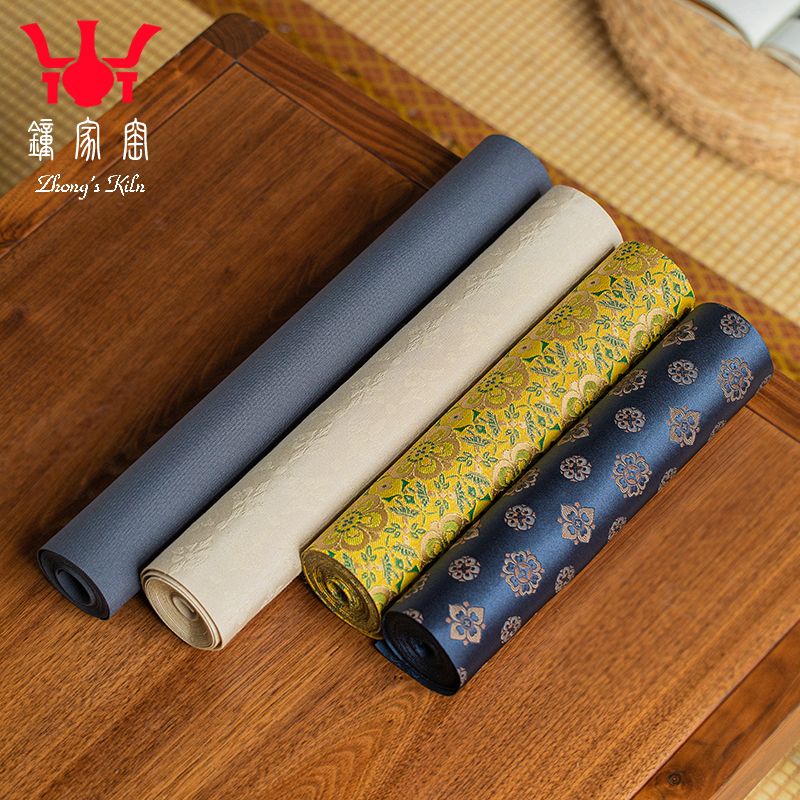钟家窑新中式桌旗茶几桌布布艺茶台茶席轻奢高端长布条功夫茶配件