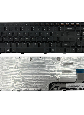 适用 联想 ideapad 100-15 B50-10 US英文键盘  黑色 5N20J30779