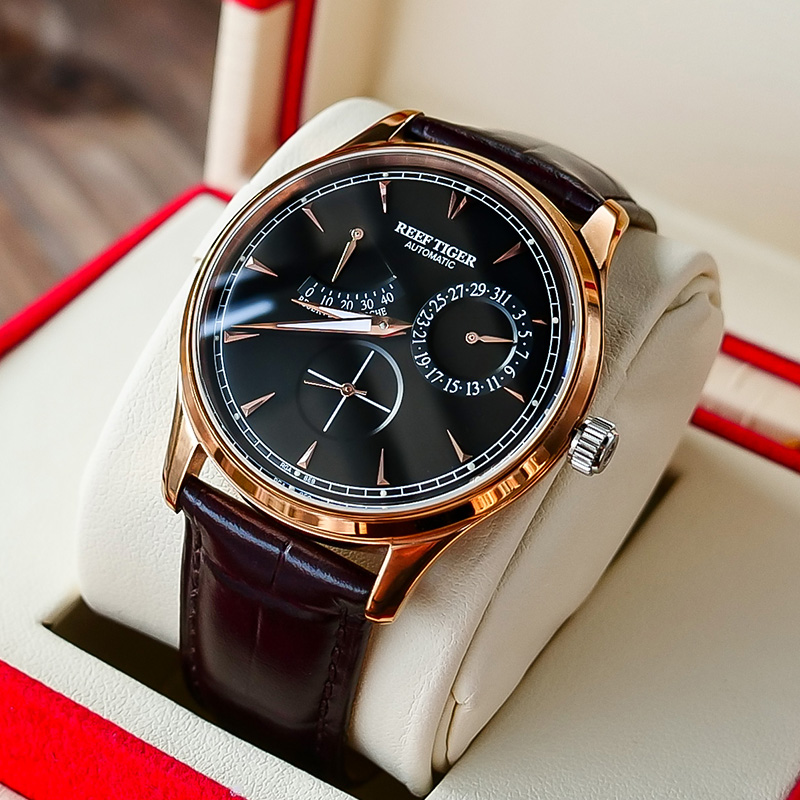 瑞夫泰格休闲风正装自动机械表