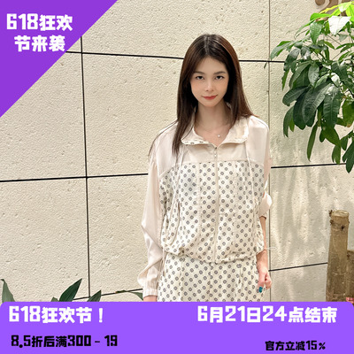 YAOLY姚领新款 外套拉链保暖印花841H23723