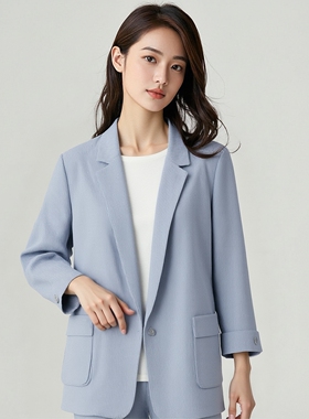 【航妈专享】姚领YAOLY时尚百搭气质优雅西装外套840H10591