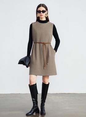 【航妈专享】姚领YAOLY854H40292 连衣裙A字裙秋冬城市通勤