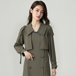 843H12142长风衣 姚领新款 航妈专享