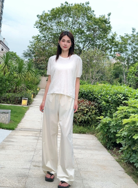 N姚领防蚊松弛感直筒桑蚕丝莫代尔面LK6097