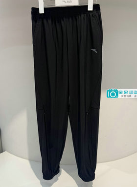 安踏儿童2026夏季新款男大童冰锋科技综训针织运动长裤352627717