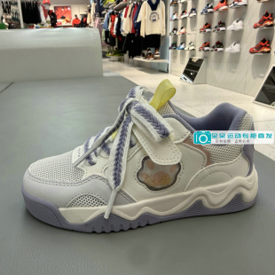 322629936R 运动板鞋 安踏儿童2026夏新款 女小童魔术贴网面潮流时尚