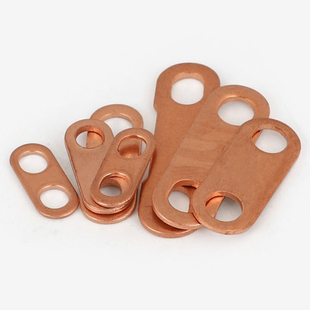 三元锂电连接片并联串联固定铜片跨接电芯链接片紫铜排宁德亿纬用