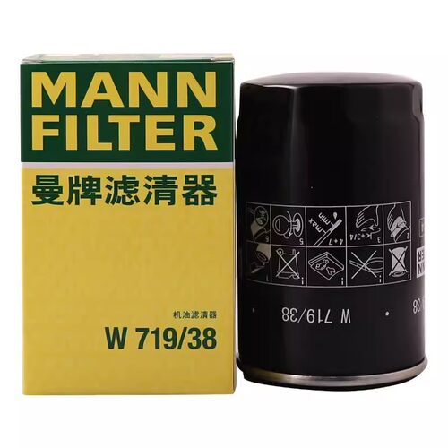 曼牌机油滤W719/38机油格适用捷豹S-TYPE XJ XJL 3.0 X-TYPE2.5