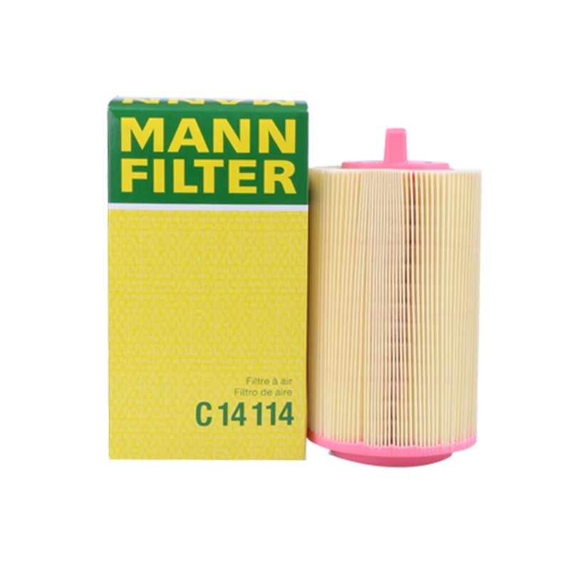 曼牌空气滤芯C14114奔驰C200K CLK200 SLK200 E200K空滤