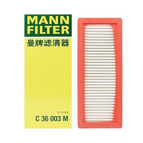 曼牌空气滤芯格C36003M适用mini迷你1.6T雪铁龙C4L DS4 DS5 DS6