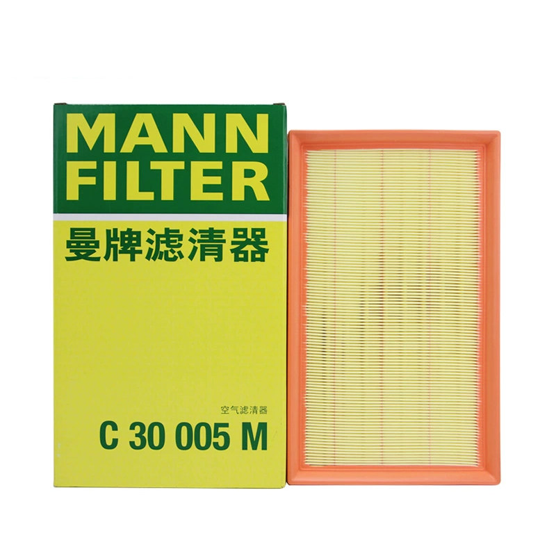 曼牌空气滤芯C30005M适配A3新帕萨特迈腾蔚揽途观L探岳途岳C30052
