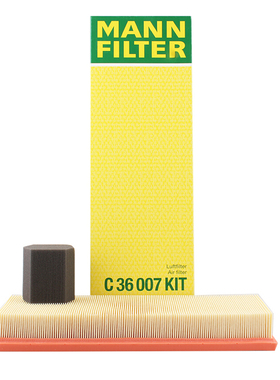 进口曼牌空气滤芯C36007kit适配标致308S C4世嘉408 1.2T 1.6TC4L