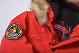 Superdry Зимний пуховик с капюшоном, средней длины, увеличенная толщина, (в наличии на складе)