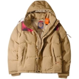 Superdry Зимняя толстовка с капюшоном, куртка, пуховик, этнический стиль, США, увеличенная толщина, облегающий крой, (в наличии на складе)