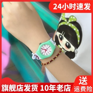 6009 男腕表7505 HIIN 乐心石英机芯手表果冻防水可爱学生儿童韩版