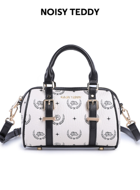 NOISY TEDDY嘻闹泰迪时尚印花女士手提包轻奢百搭单肩斜挎枕头包
