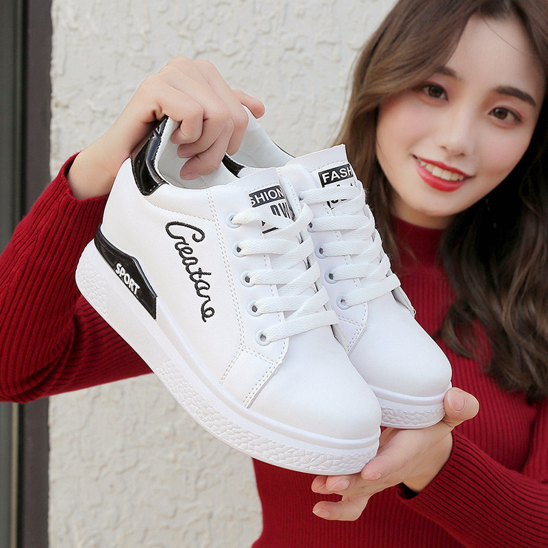 內增高女鞋2020新款春季網紅鞋子百搭學生小白鞋2019厚底增高白鞋在類目 女鞋, 低幫鞋中 - 來自Buy2taobao.com提供專業的淘寶代購服務