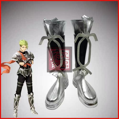 Fate Apocrypha 阿喀琉斯 cos鞋手工来图定制cosplay道具鞋子靴