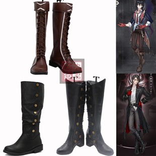 诡秘之主伦纳德米切尔cos鞋子定制动漫游戏cosplay靴子来图定做