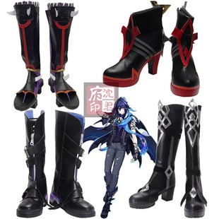 原神欧洛伦cos鞋子原神稻妻荒泷一斗cosplay鞋 火神玛薇卡cos定制
