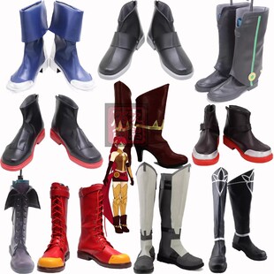 RWBY红白黑黄COS鞋Adam Taurus烈莲奥斯卡nora克罗COSPLAY鞋全员